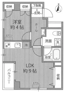 GSハイム東高円寺【9階】の間取り