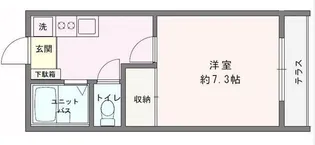 ユニベール【2階】の間取り