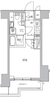 ル・サレーヴ【7階】の間取り