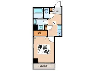 メゾンミュゲ【3階】の間取り