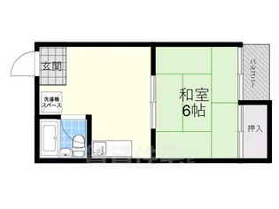 奥田孝コーポ【2階】の間取り