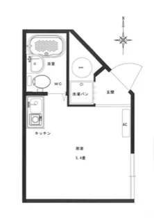 ロイヤル瑞穂S棟【2階】の間取り
