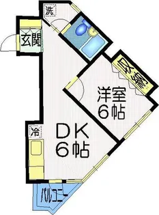 メゾンドカヤシマ【3階】の間取り