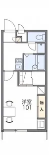 レオパレス薬師台【2階】の間取り