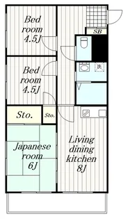 パークコンドミニアム【1階】の間取り