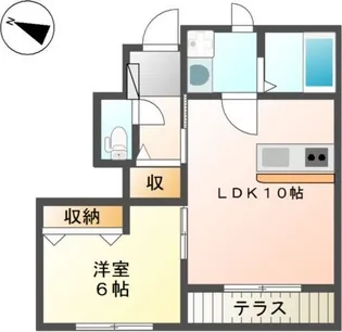 クラリティ【1階】の間取り