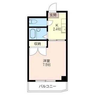 ソレイユ三和【2階】の間取り