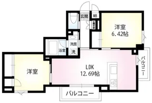 MG PLAZA【2階】の間取り