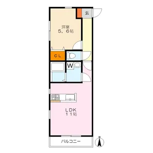 サン・ガーデン【1階】の間取り