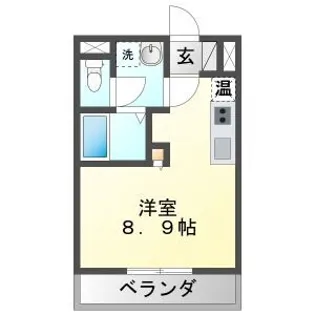 GOOD LUCK【4階】の間取り