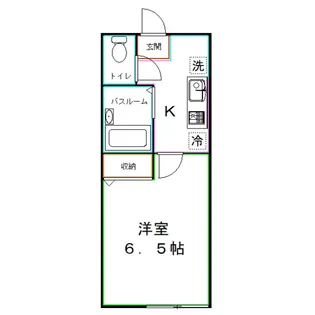 ハイヴィレッジ国分寺【1階】の間取り