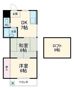 マインドハイツ平尾【3階】の間取り
