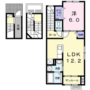 カーサカメリアX【3階】の間取り