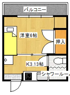 丸美家マンション【3階】の間取り