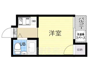 ロイヤル本館【4階】の間取り