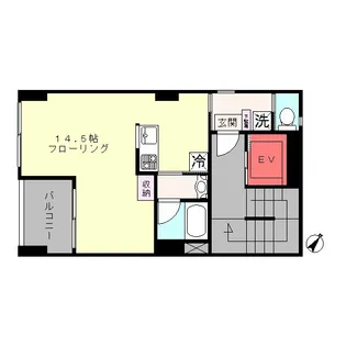 プログレッソ ヤマザワ【5階】の間取り