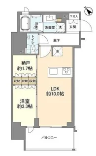 ルジェンテ武蔵小山アベニュー【3階】の間取り