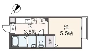 グリーンアネックス【2階】の間取り