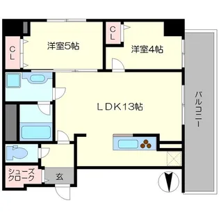 Lavart森ノ宮 ラベール森ノ宮【4階】の間取り