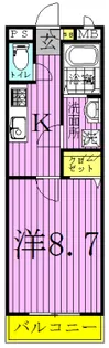 メゾンド西村【2階】の間取り