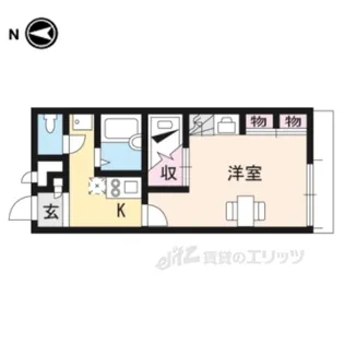 レオパレスミヨシ【1階】の間取り