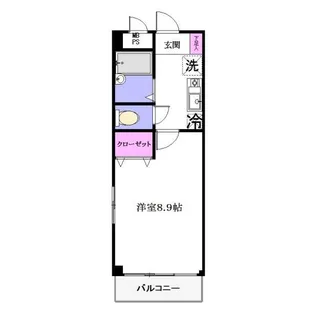 Liverpool南市川【3階】の間取り