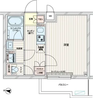 ルーブル練馬赤塚【2階】の間取り
