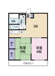 飯島ビルA【3階】の間取り