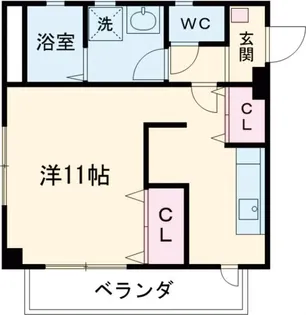 エステート【3階】の間取り