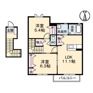 グランドメゾン向山【2階】の間取り