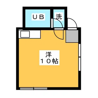 ヤサカマンション【3階】の間取り