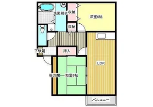 セジュールヒロ B棟【2階】の間取り