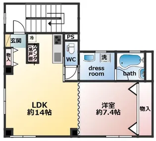 仮称)深阪南ビル【3階】の間取り