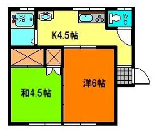 カーサエニーワン【2階】の間取り