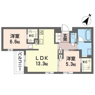 王禅寺の杜【2階】の間取り