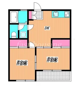 ふじパレス【1階】の間取り