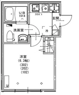 KEIAI RESIDENCE 北戸田V【2階】の間取り