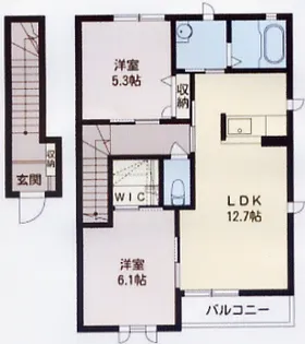 マノワール【2階】の間取り