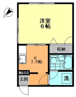 大崎コーポ【2階】の間取り