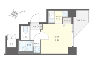 ロアール北新宿【9階】の間取り