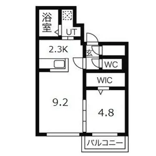 ディオクラシス琴似【3階】の間取り