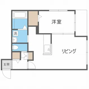 モルティーニ東区役所前【4階】の間取り