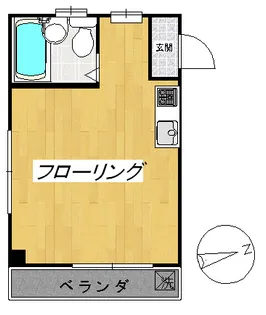 永和マンション【4階】の間取り