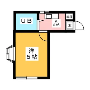 ハウス華【1階】の間取り