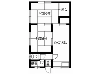広島県福山市東吉津町【一戸建】の間取り