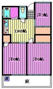 第一静和荘【1階】の間取り