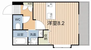 ヴィクトワール六番館【1階】の間取り