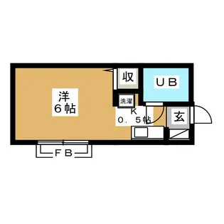 プチフローラ【1階】の間取り