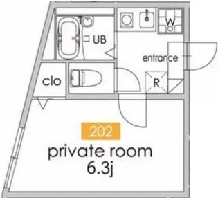 ville三宿【2階】の間取り