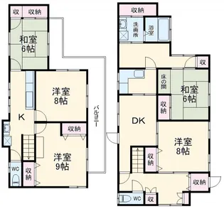 神奈川県相模原市南区南台1【一戸建】の間取り